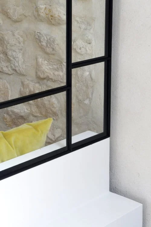 Conception et réalisation d’une verrière sur-mesure pour le projet Jourdain-Emmanuelle Ducret-Decoratrice d’intérieur à Paris 20ème arrondissement