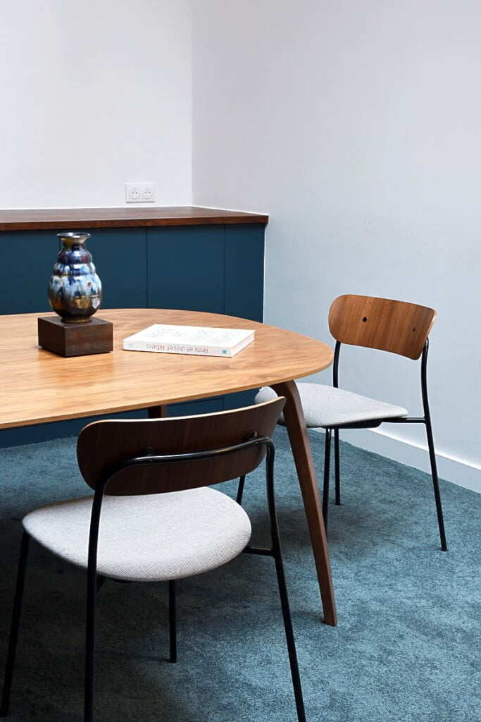 Wagram - Détail table de réunion - Emmanuelle Ducret Designer d'Intérieur
